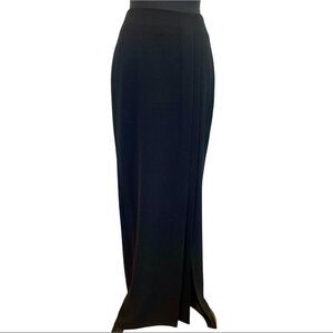 Adolfo Dominguez Black Maxi Skirt Size 2